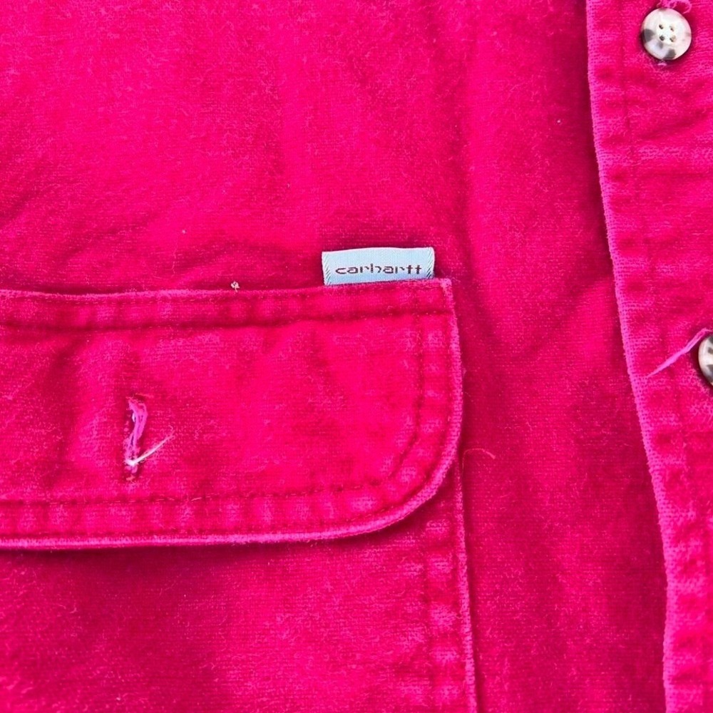 1990s Carhartt Western Style Button up size L - Picture 3 of 4